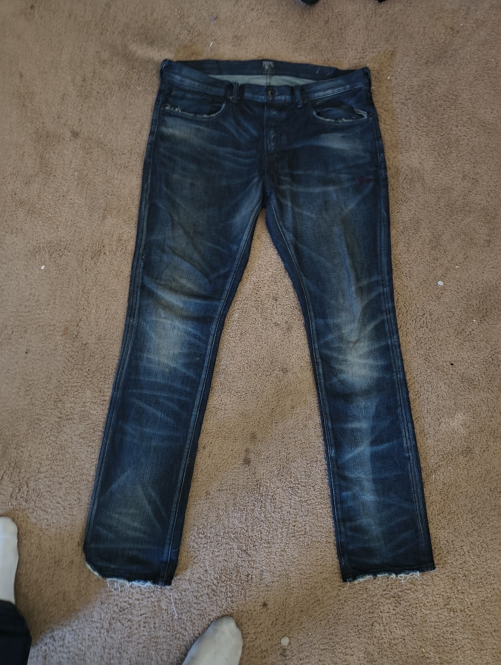 PRPS Men’s Indigo Slim Straight Jeans